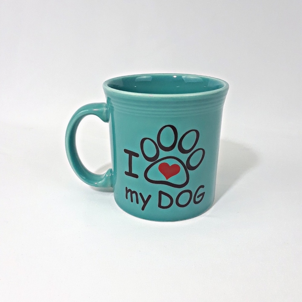 I Love My Dog 12oz Java Mug By Fiesta